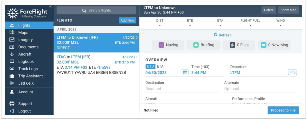 flightdan ltfm goz atiyoruz