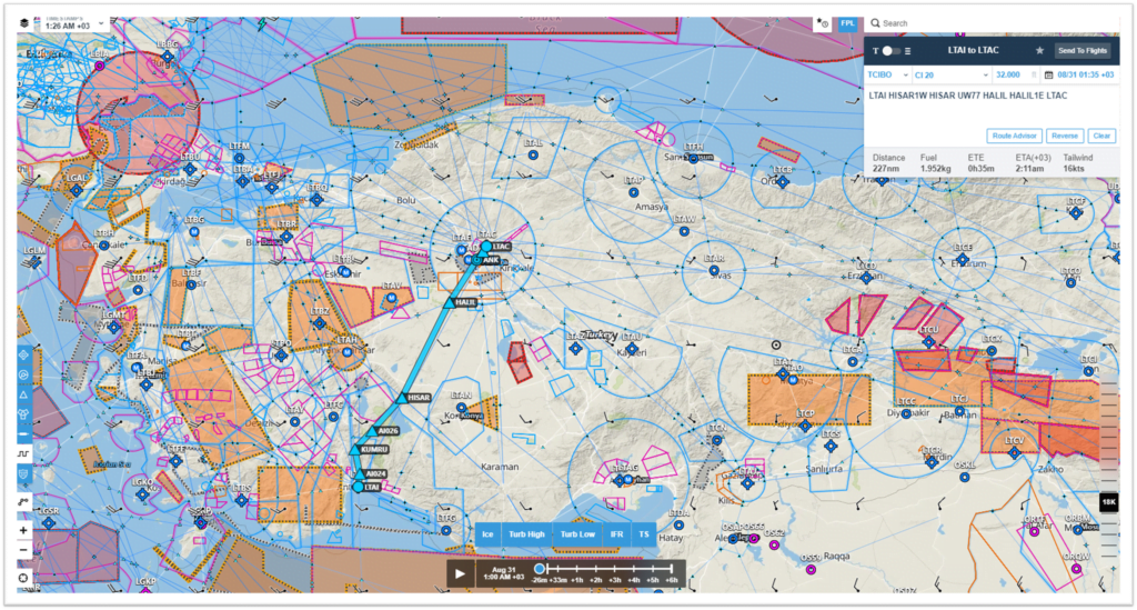 foreflight harita